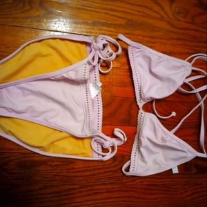 Pink swimsuit size small